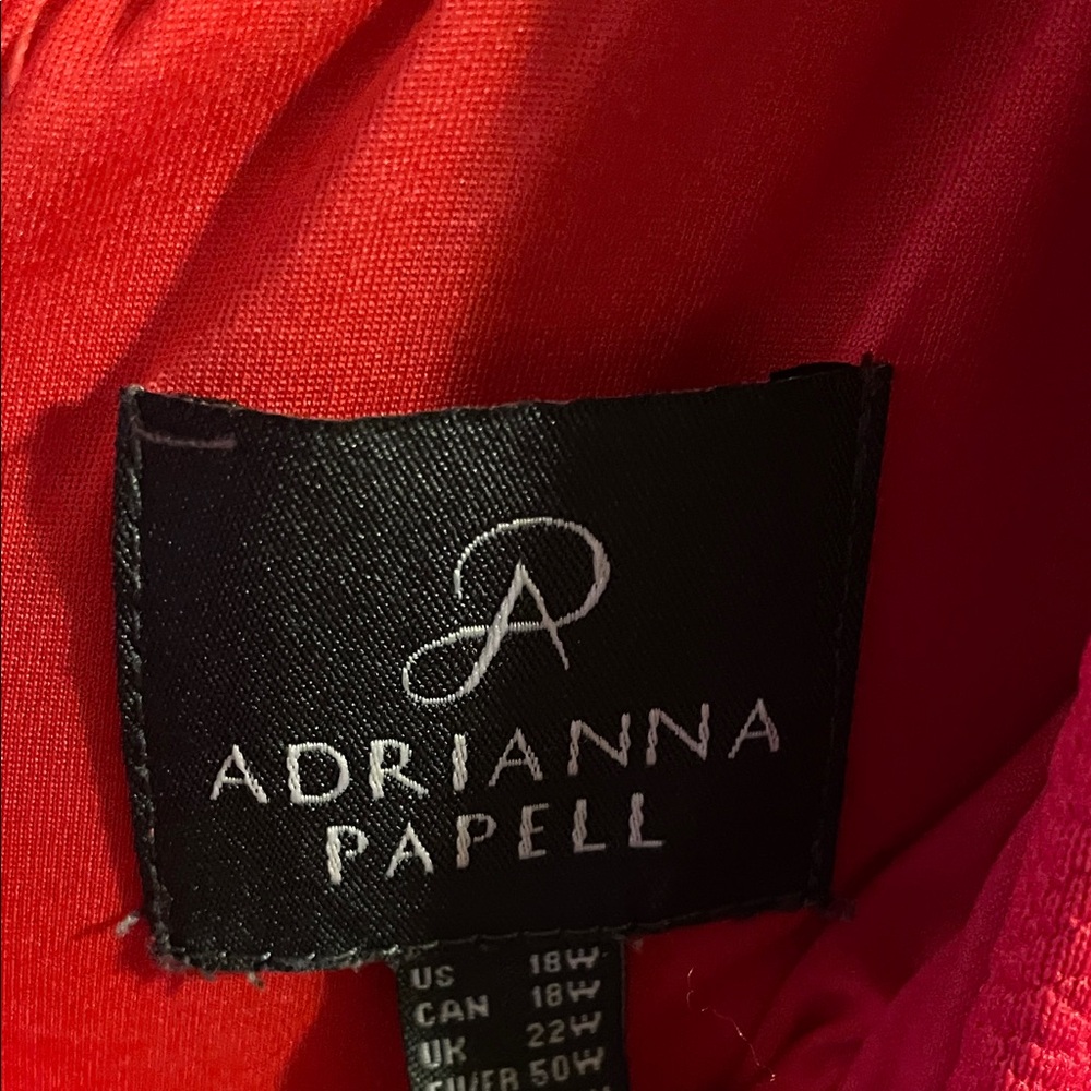 Adrianna Papell Vibrant Red Mini Dress - Picture 2 of 3
